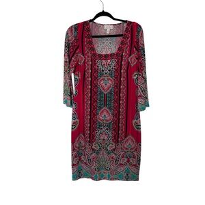 Ivy Road  Vibrant Multi-Colored Paisley Print Small